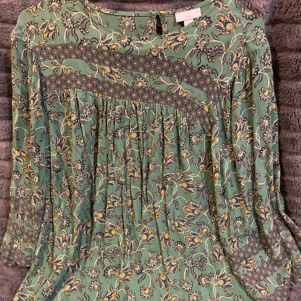 J.Jill Green Blouse